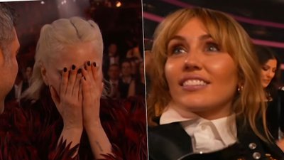 Lady Gaga odbiera nagrodę, a Miley Cyrus robi coś TAKIEGO. Huczy o konflikcie gwiazd