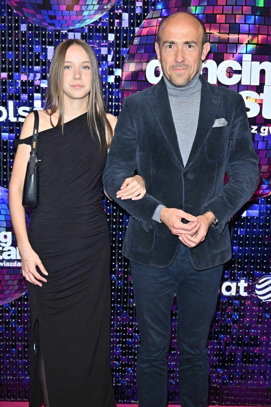 Borys Budka z nastoletnią córką na widowni "Tańca z Gwiazdami", fot. KAPiF