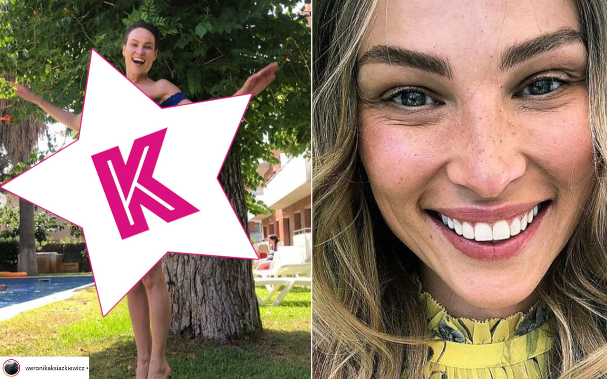 Weronika Książkiewicz w skąpym bikini. Ma zachcianki: “Mam ochotę na lody, makaron, pizzę…”