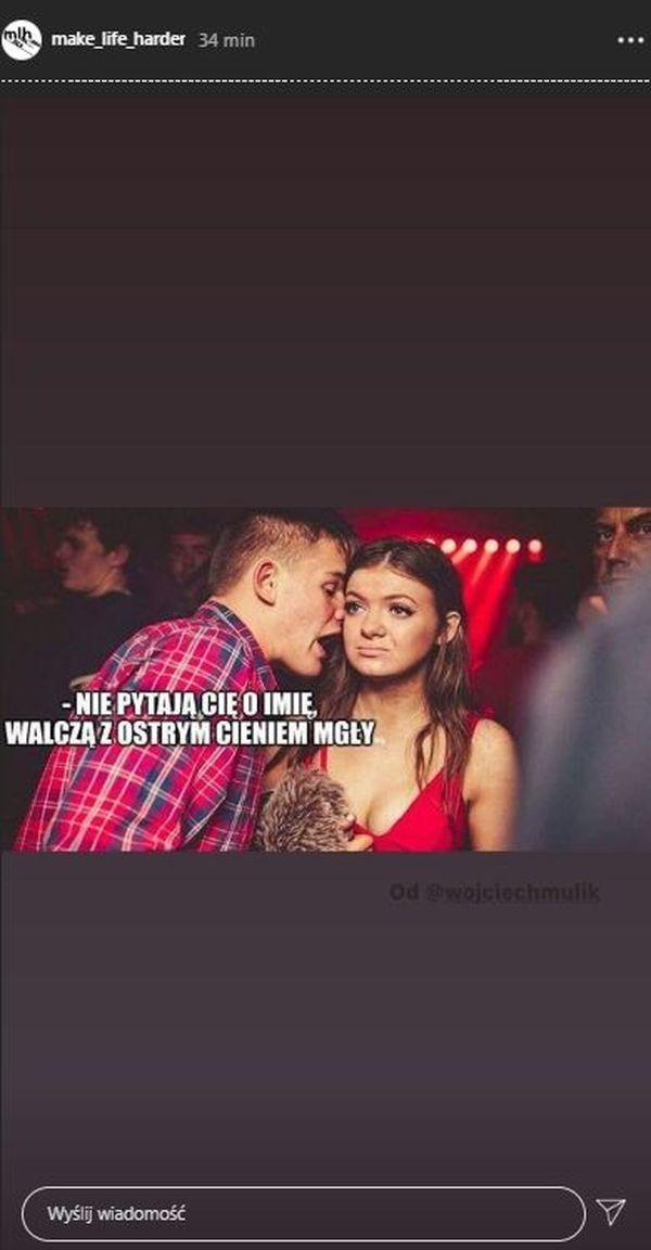 Memy z cytatem "Nie pytają cię o imię walczą z ostrym cieniem mgły", źródło: InstaStory MakeLifeHarder Memy z cytatem "Nie pytają cię o imię walczą z ostrym cieniem mgły", źródło: InstaStory MakeLifeHarder
