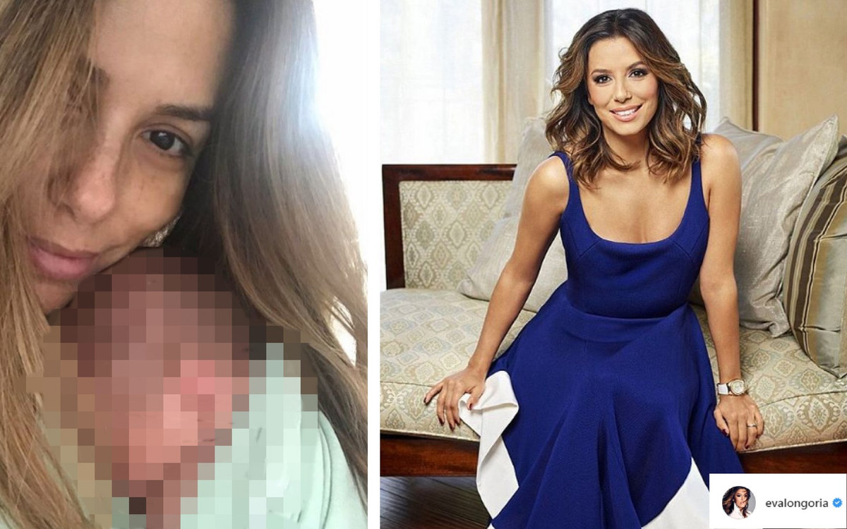 Eva Longoria bez makijażu z wtulonym w nią synkiem! Uroczy widok