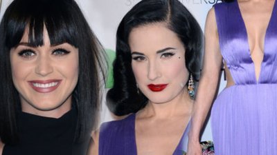 Piękna Katy Perry i uwodzicielska Dita von Teese (FOTO)
