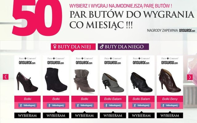 Wybierz buty i… wygraj je!