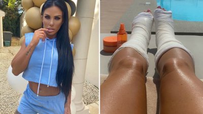 Katie Price ma ZŁAMANE dwie nogi! Jest nagranie ze szpitala