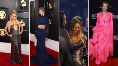 Grammy 2023. Beyonce z mocnym wycięciem, Paris Hilton olśniła jako świeżo upieczona mama, Demi Lovato…