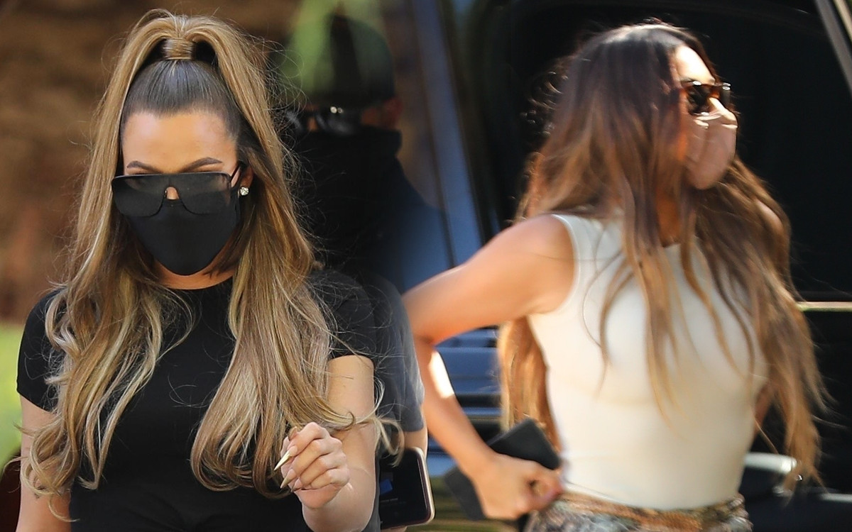 Dawno niewidziane Kardashianki na spotkaniu z przyjaciółką – Khloe jest coraz CHUDSZA! (ZDJĘCIA)