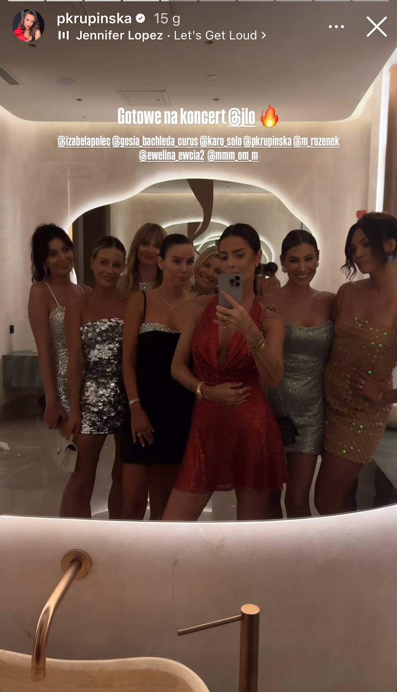 Koncert Jennifer Lopez w Turcji. Widziano m.in. Paulinę Krupińską, Magdalenę Pieczonkę i... Małgorzatę Rozenek-Majdan.