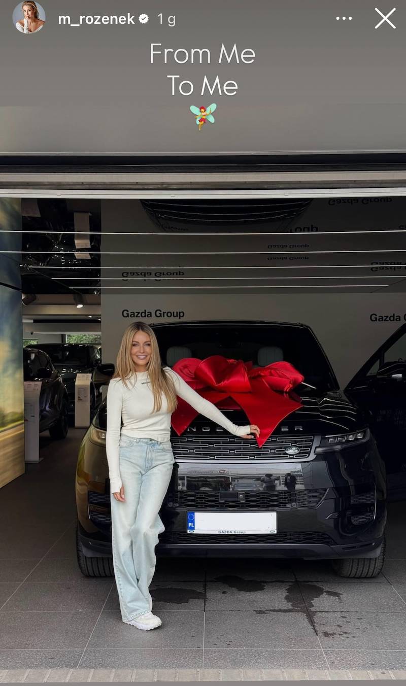 Małgorzata Rozenek kupiła luksusowe auto: “To nie jest post o samochodzie. To jest post o pracy, która miała sens”