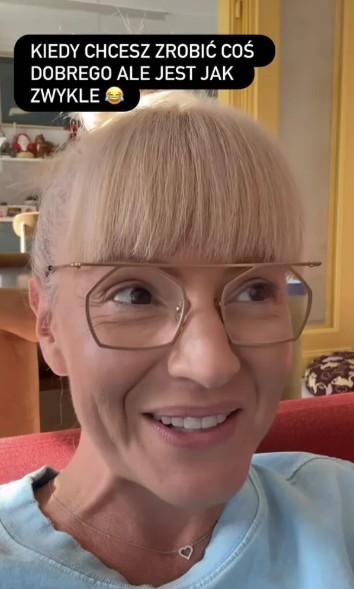 Szelągowska odpowiada na zarzuty fanki ws. "lansu" u Łatwoganga, fot. Instagram