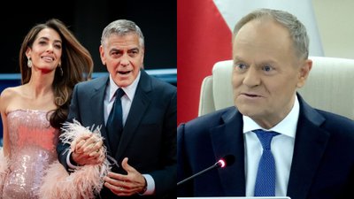 Donald Tusk spotkał się z George’em i Amal Clooneyami. Takich słów po spotkaniu nikt się nie spodziewał