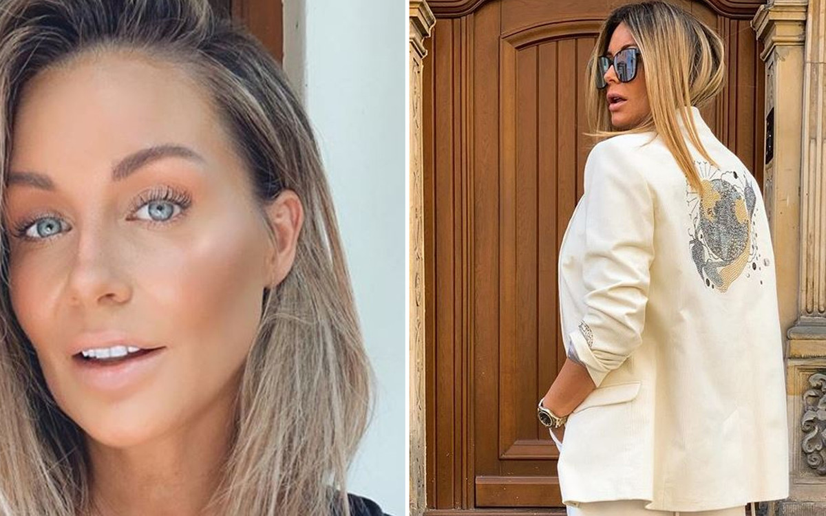 Małgorzata Rozenek w damskim garniturze. Fanom nie spodobały się pozy celebrytki: “Nieforemnie jakoś wyszło”