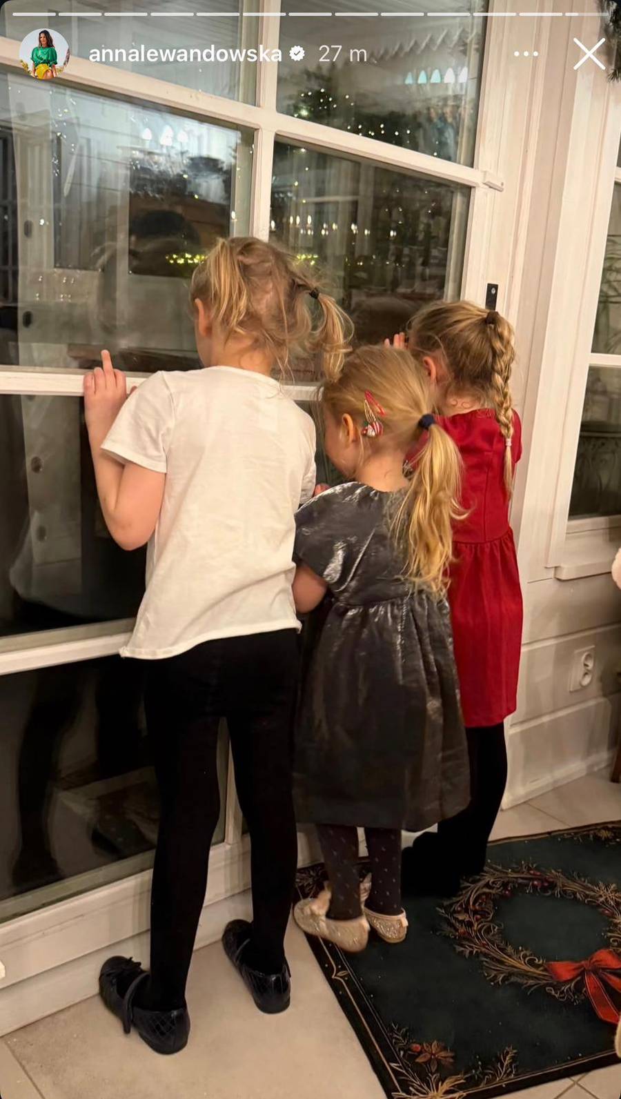 Lewandowscy zaszaleli na wigilię. Ależ oni się odpicowali! Fot. Instagram.