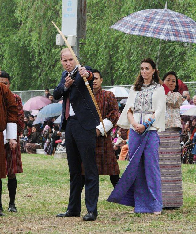 Księżna Kate i książę William w Bhutanie