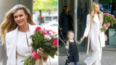 Joanna Krupa zabrała córkę Ashę do Dzień Dobry TVN. Pod studiem zrobiły show (ZDJĘCIA)