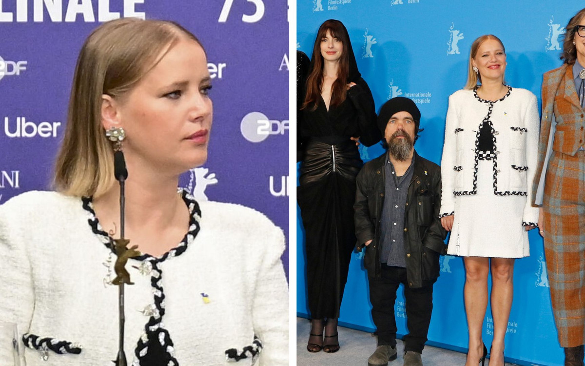 Joanna Kulig zachwyca w Berlinie! Pozowała z Anne Hathaway