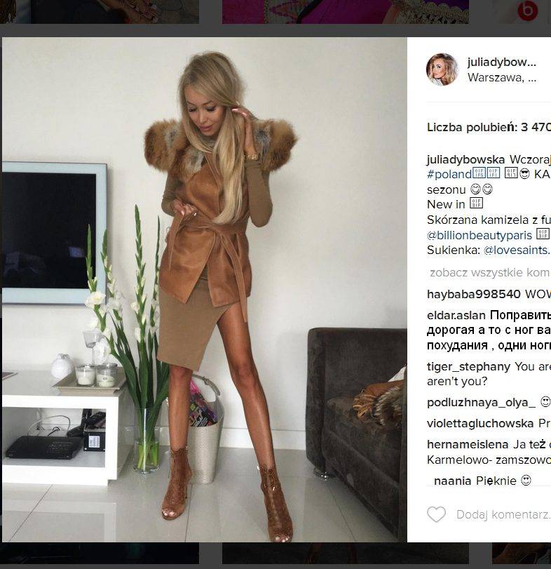 Co lubi Julia Dybowska? Instagram celebrytki to prawdziwe targowisko próżności