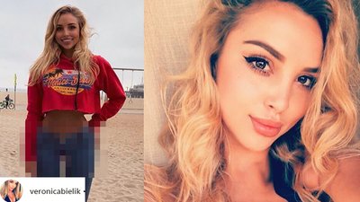 Veronica Bielik pokazała… camel toe!