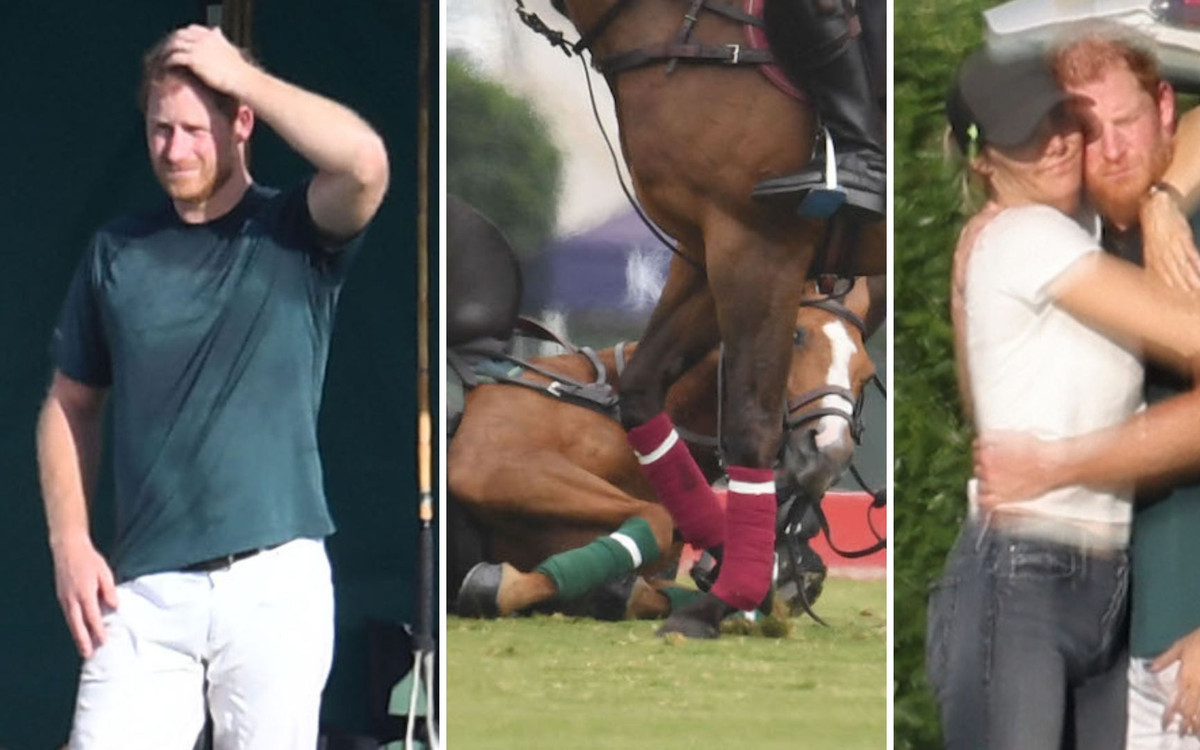 Książę Harry miał wypadek na koniu w Kalifornii! (ZDJĘCIA)