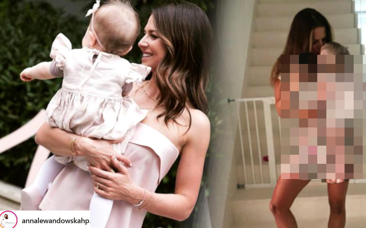 Anna Lewandowska z Klarą w BLIŹNIACZYCH stylizacjach