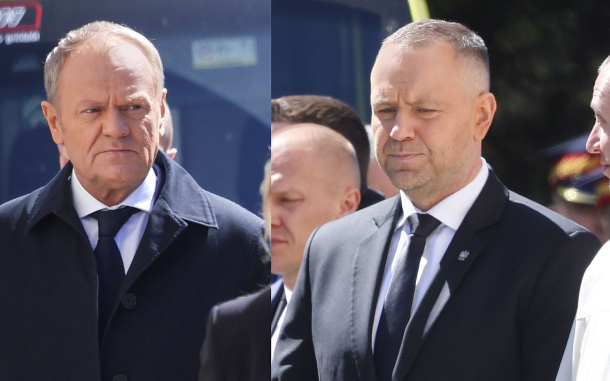 Wymowny gest Tuska i Nawrockiego na pogrzebie Łukasza Litewki. Ten moment mówi więcej niż słowa