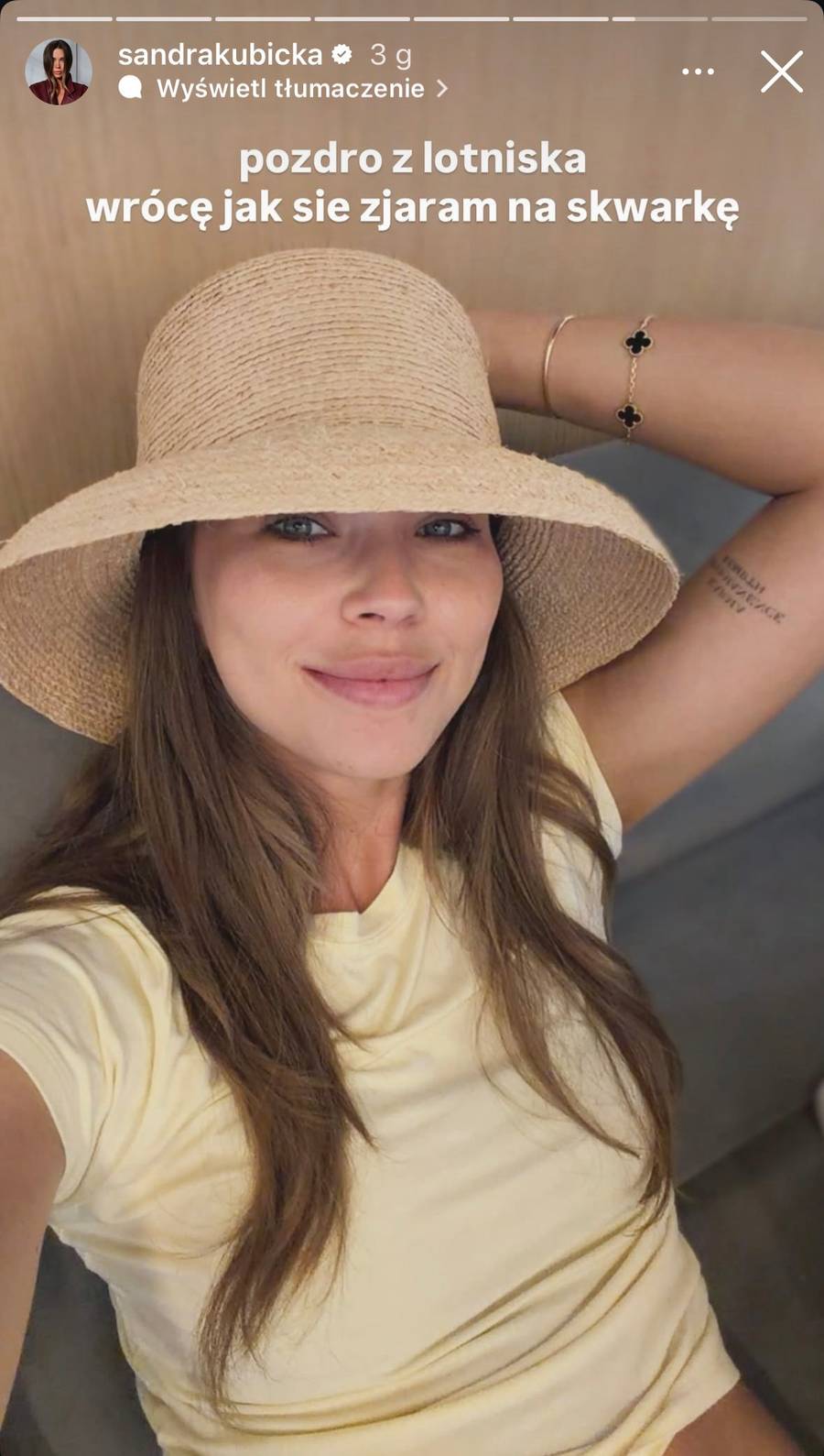 Sandra Kubicka, fot. Instagram