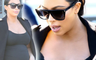 Kim Kardashian do porodu pójdzie jak Anna Mucha? (FOTO)