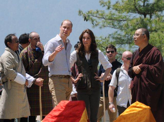 Księżna Kate i książę William w Bhutanie