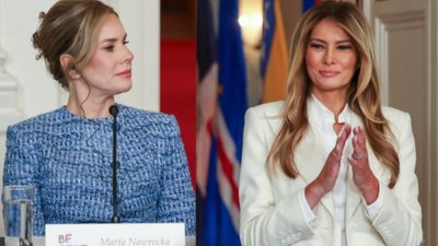 Tak Marta Nawrocka mówi po angielsku! Mamy nagranie ze spotkania z pierwszą damą USA. Lawina komentarzy