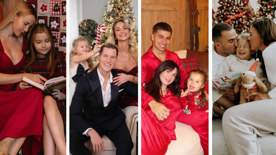Świąteczne sesje gwiazd, fot. Instagram