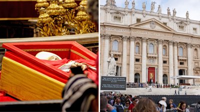 Watykan żegna papieża Franciszka. Wierni oddają mu hołd w bazylice Świętego Piotra (FOTO)
