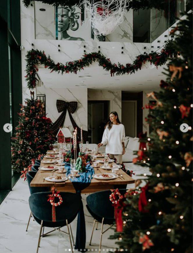 Domy gwiazd na święta/ Instagram/klaudiahalejcio