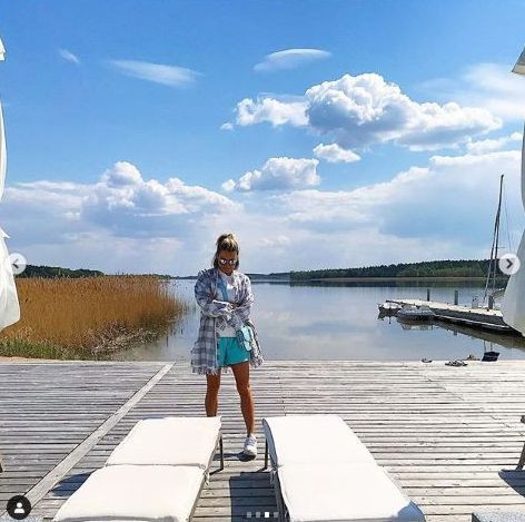 Z Małgosią Rozenek-Majdan na Mazurach