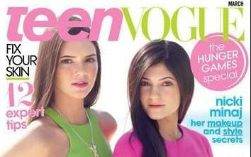 Okładki z siostrami Jenner