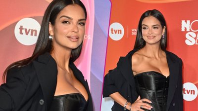 Klaudia El Dursi w obcisłym gorsecie OLŚNIEWA na ramówce TVN. Od porodu minęły dopiero trzy tygodnie! (FOTO)