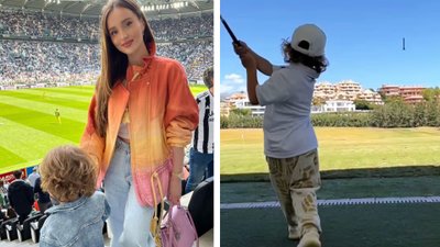 Liam Szczęsny jaki zdolniacha! 4-latek potrafi już grać w golfa (WIDEO)