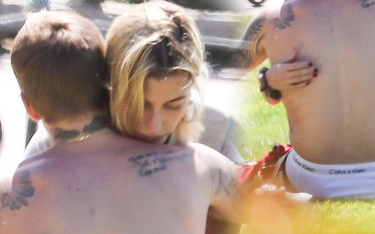 Hailey Bieber pociesza Justina