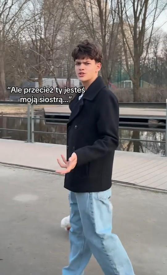 Nastoleni syn Alżbety Lenskiej i Rafała Cieszyńskiego, fot. TikTok.com