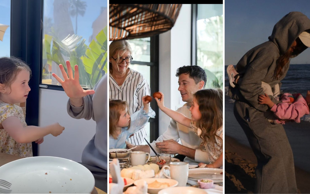 Lewandowscy Wielkanoc spędzają w Hiszpanii. Co za urocze kadry na Instagramie