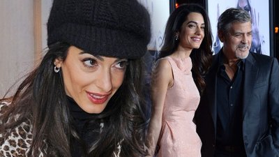 Amal Clooney znów jest w BLIŹNIACZEJ ciąży?