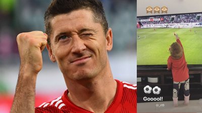 Genialna gra Roberta Lewandowskiego – Anna pokazała, jak kibicowały z Klarą