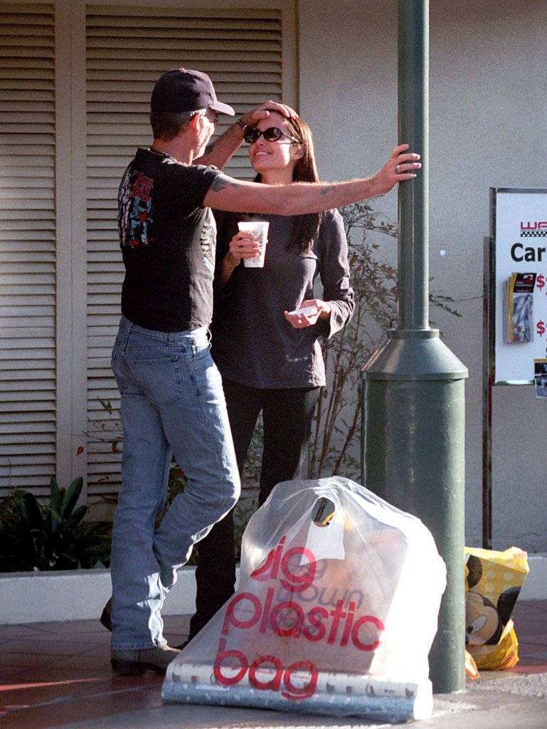 Ależ była zakochana! Angelina Jolie z Billy Bobem Thorntonem