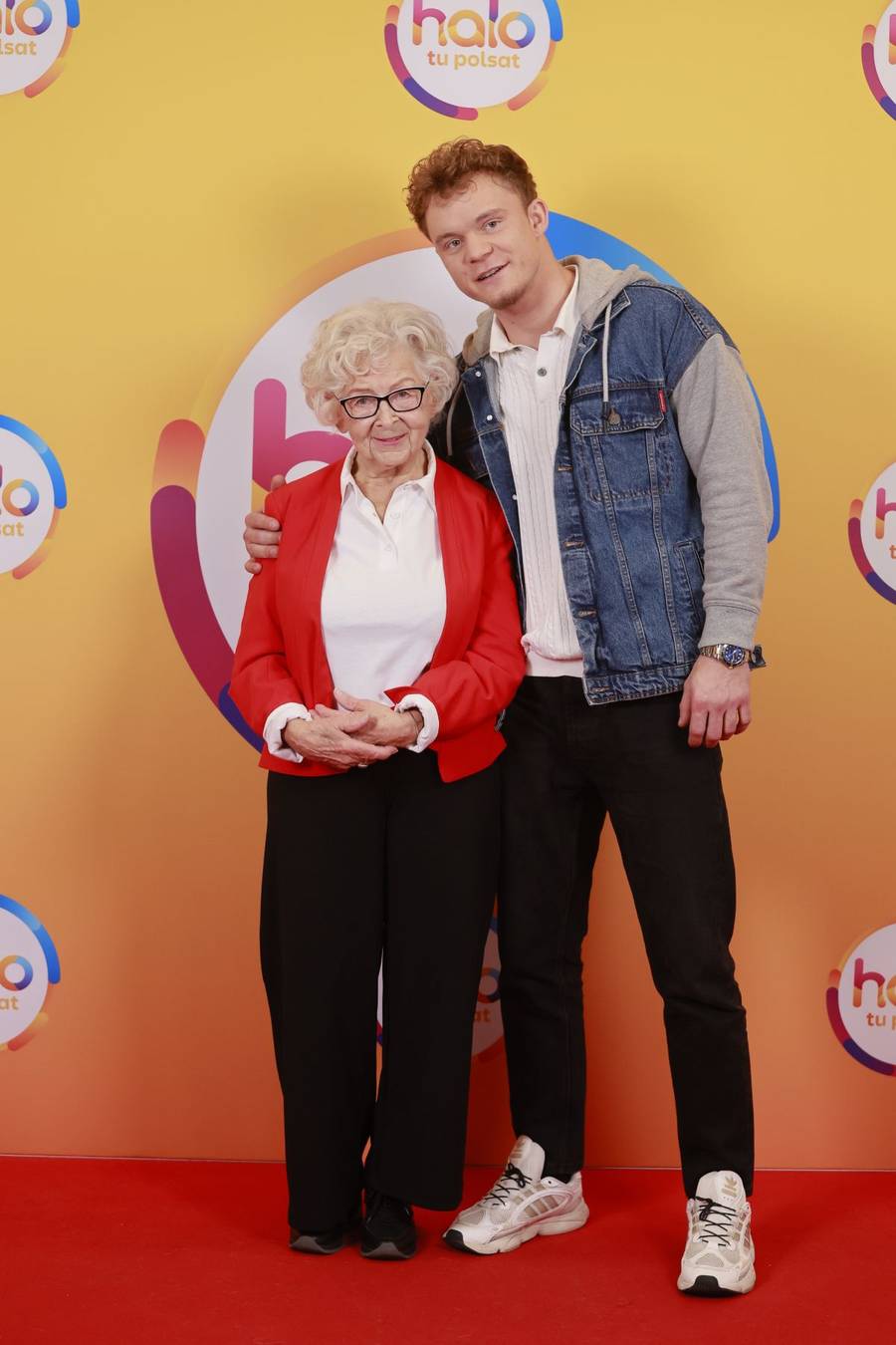 Gwiazdy “Halo Tu Polsat”. Chudziutka Katarzyna Figura i najsłodszy gość programu (FOTO)