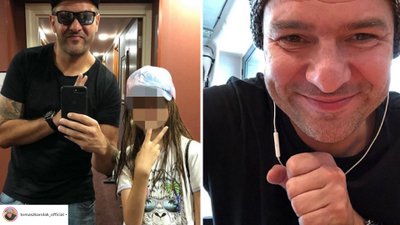 Tomasz Karolak pokazał twarze swoich dzieci. Syn to wykapany tata!