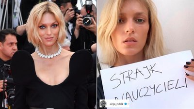 Anja Rubik stanęła po stronie nauczycieli. I wylała się fala krytyki: Aniu zejdź na ziemię