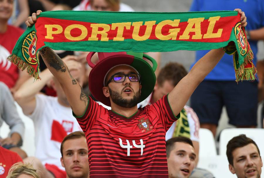 Kibice podczas meczu Polska – Portugalia