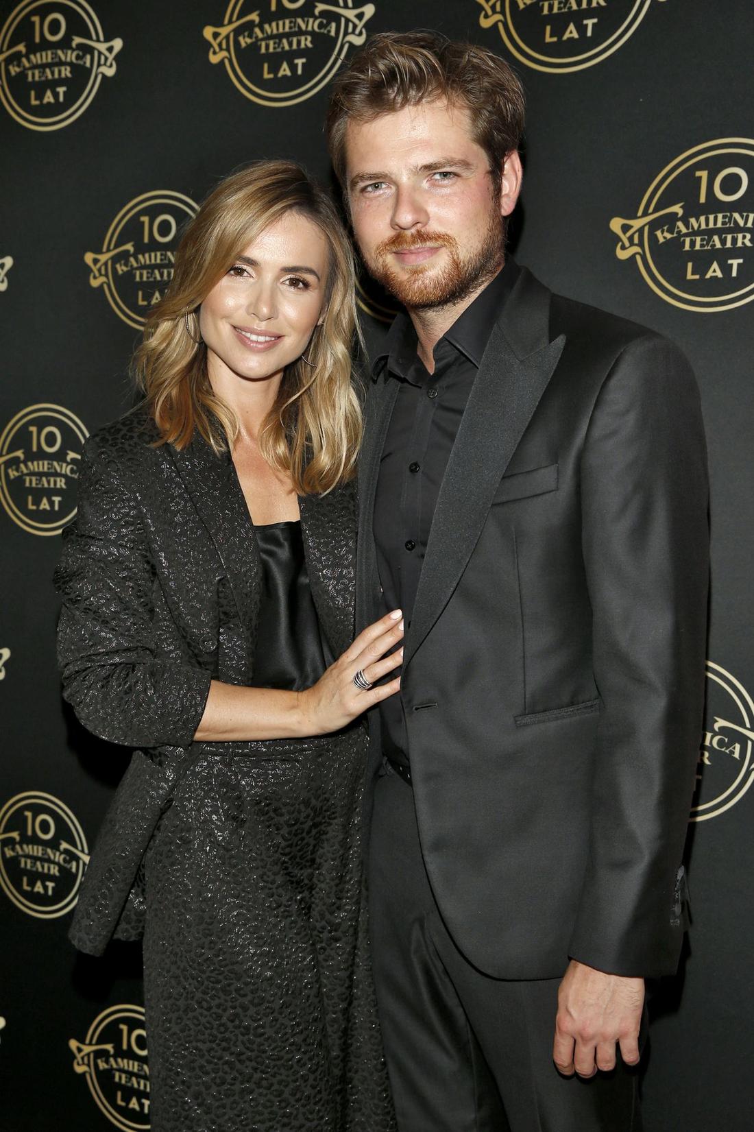 Marta Żmuda Trzebiatowska i Kamil Kula na ściance