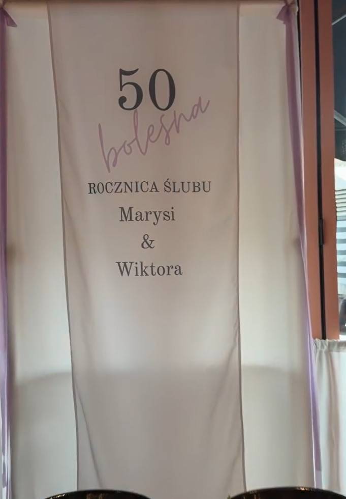 Wiktor Zborowski i Maria Winiarska świętują 50. rocznicę ślubu, fot. Instagram