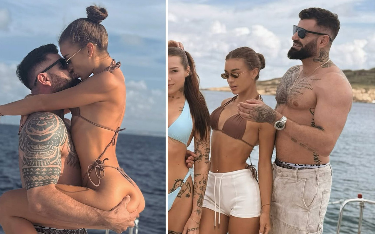 Tak Wojciech Gola migdali się na wakacjach z ukochaną. Nie byli tam sami! ZDJĘCIA