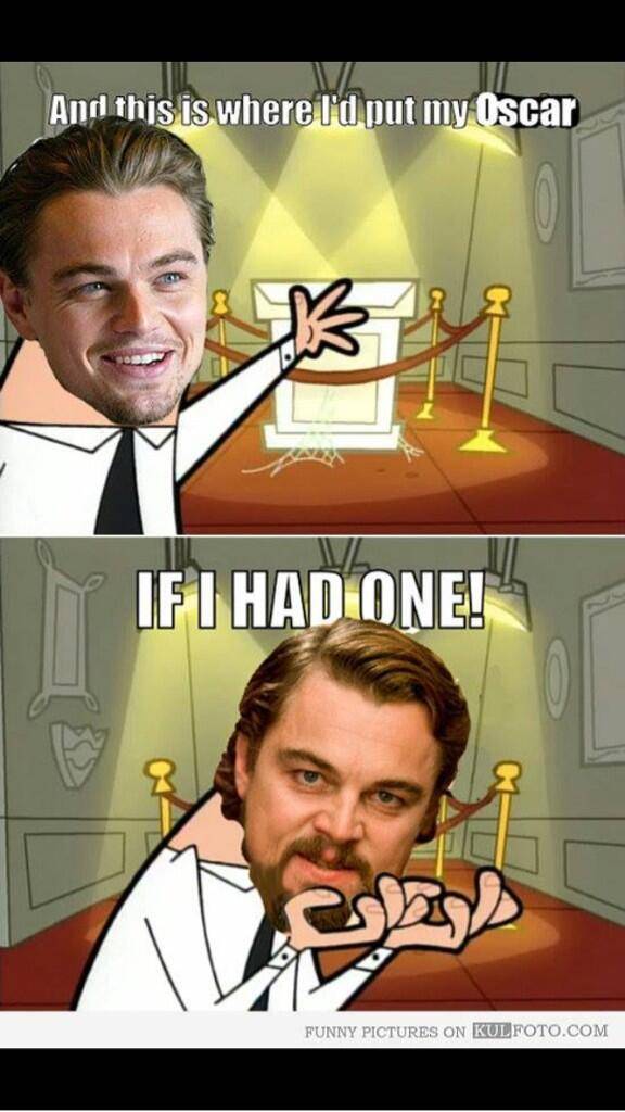 Leonardo DiCaprio bez Oscara – memy internautów