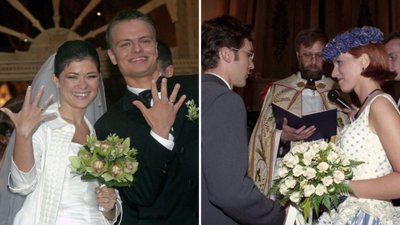 Cichopek i Hakiel vs Smaszcz i Kurzajewski. Tak wyglądały ich pierwsze śluby! Poznajecie tych nowożeńców? (FOTO)